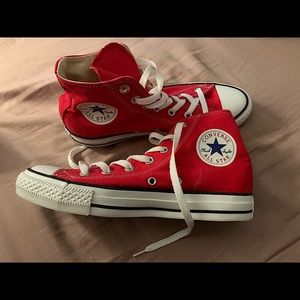 Red Chuck Taylor All Star High Top Converse